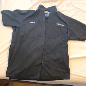 Firestone auto body uniform work shirt
